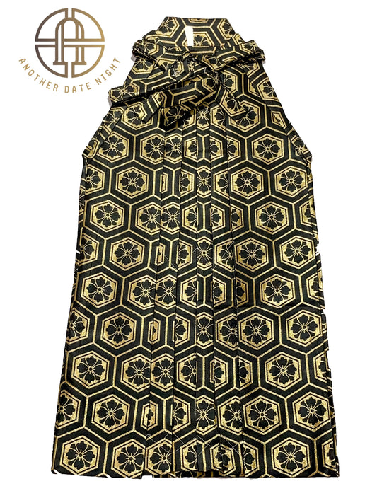 Black & Gold Hakama Pants, Men's Hakama