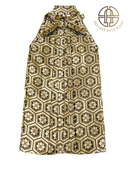 Gold & Black Hakama Pants, Men's Hakama