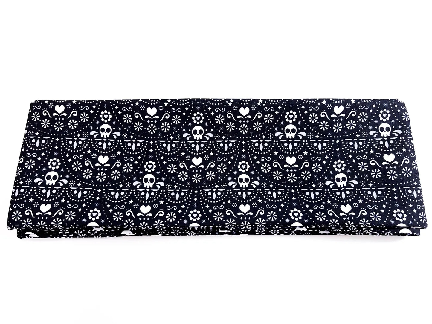 Skull Pattern Hanhaba Obi Belt, Double Sided, Yukata Obi