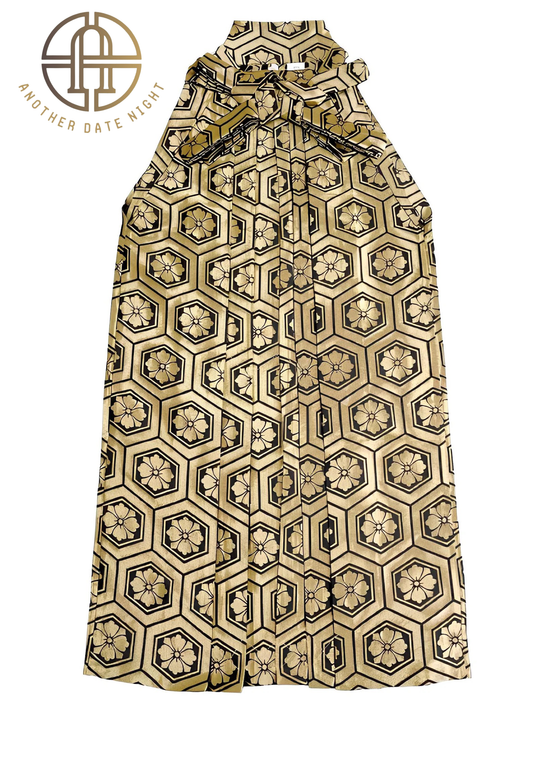 Gold & Black Hakama Pants, Men's Hakama