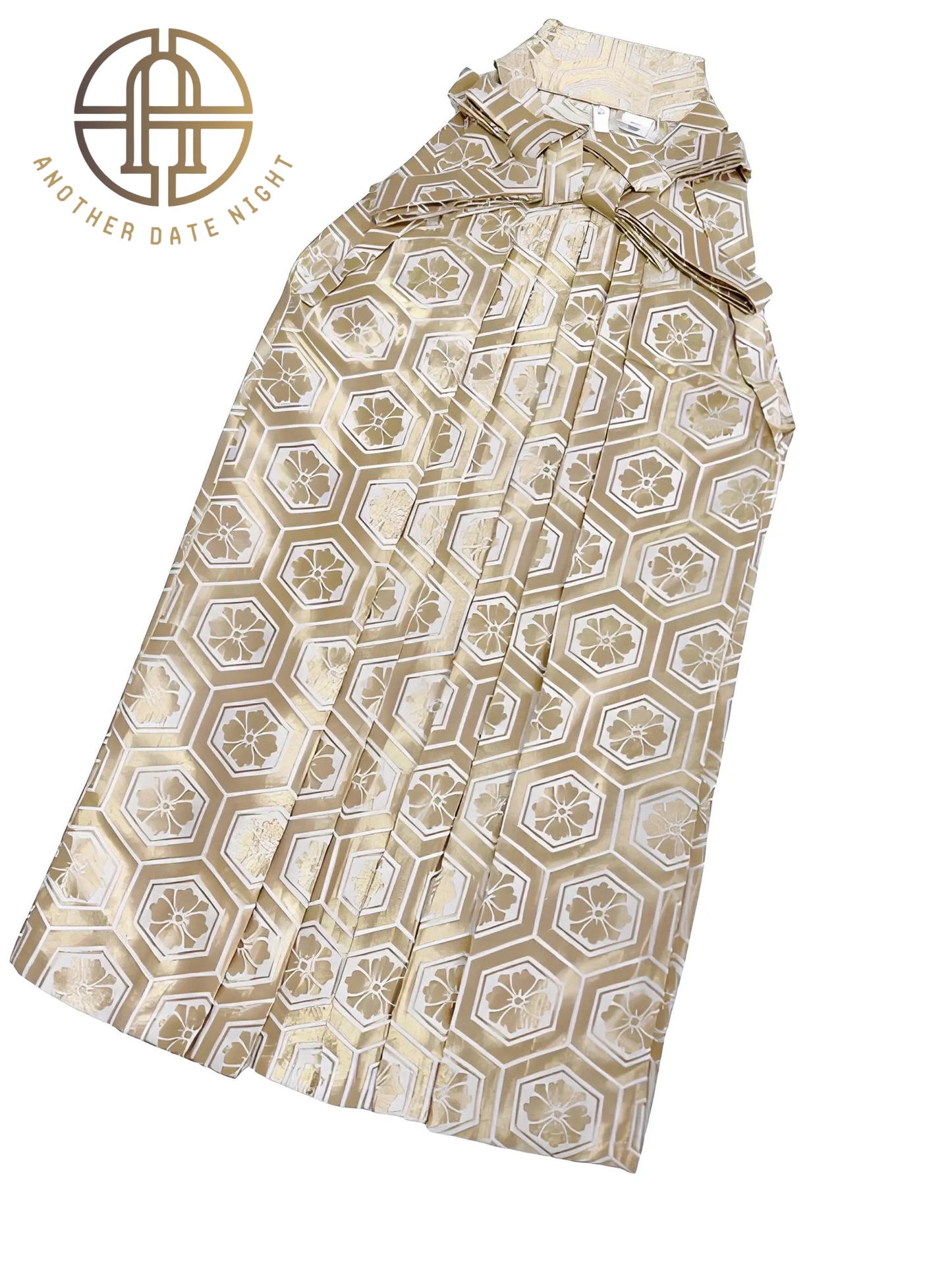 Gold & White Hakama Pants, Men's Hakama