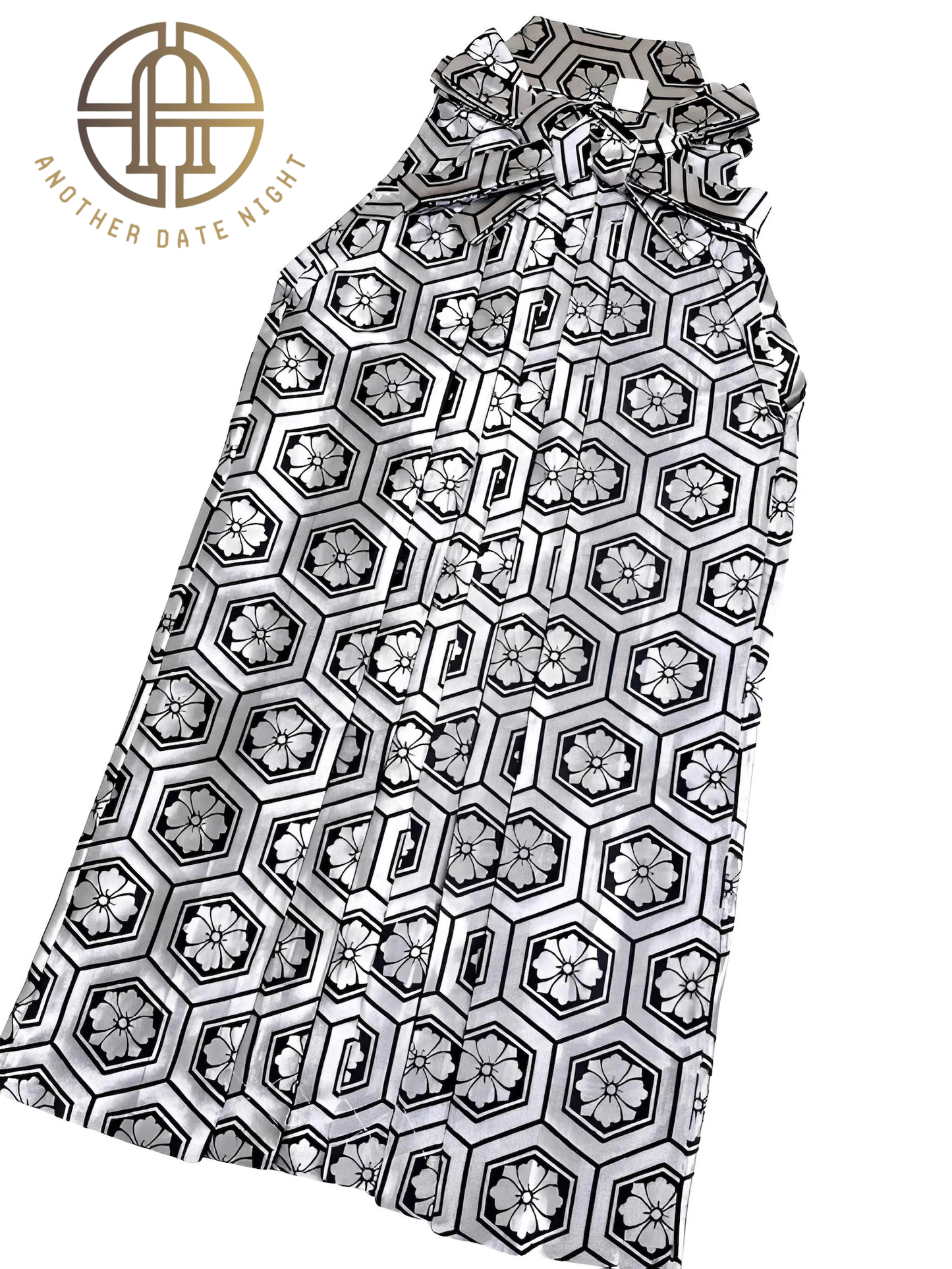 Silver & Black Hakama Pants, Men's Hakama