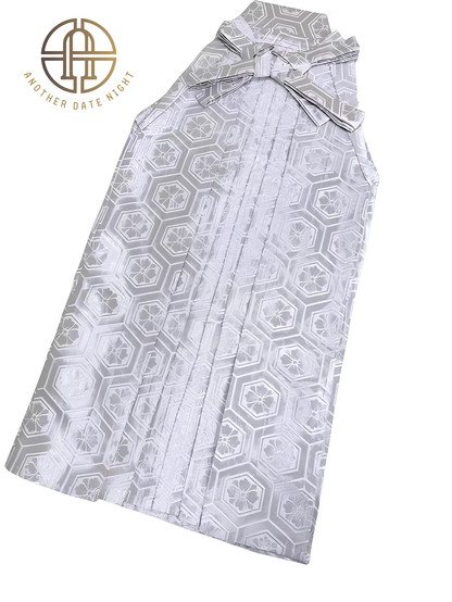 Silver & White Hakama Pants, Men's Hakama