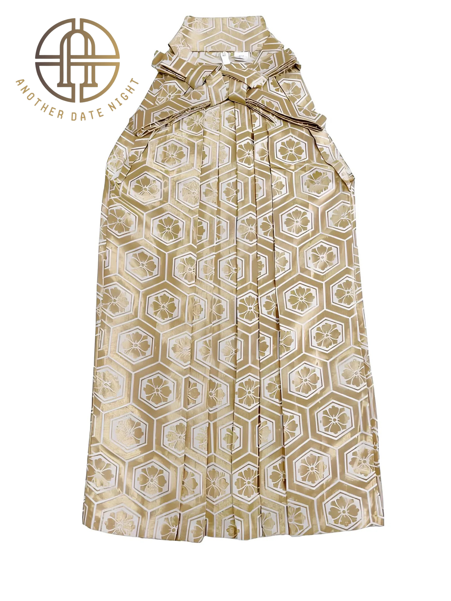 Gold & White Hakama Pants, Men's Hakama