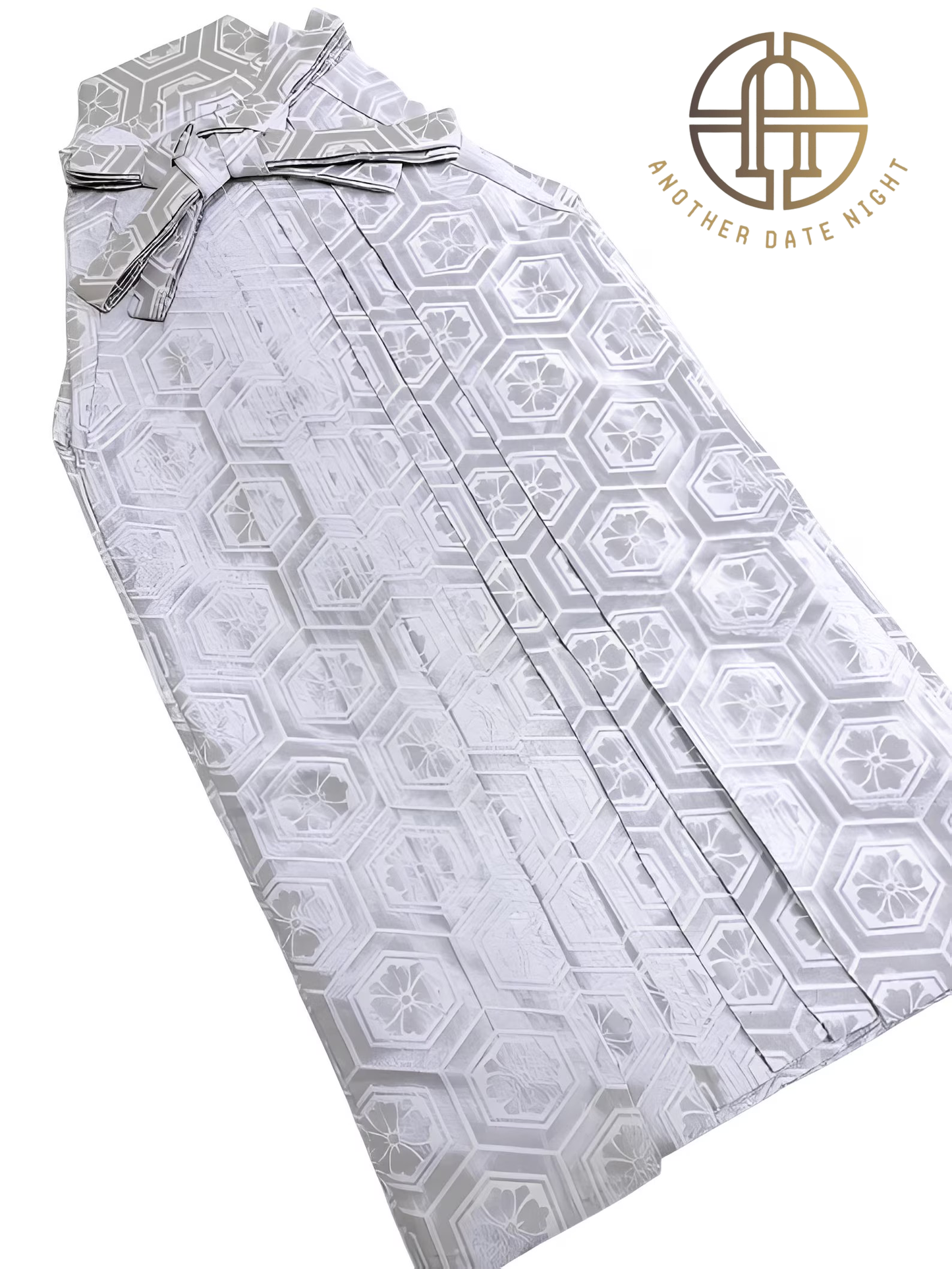 Silver & White Hakama Pants, Men's Hakama