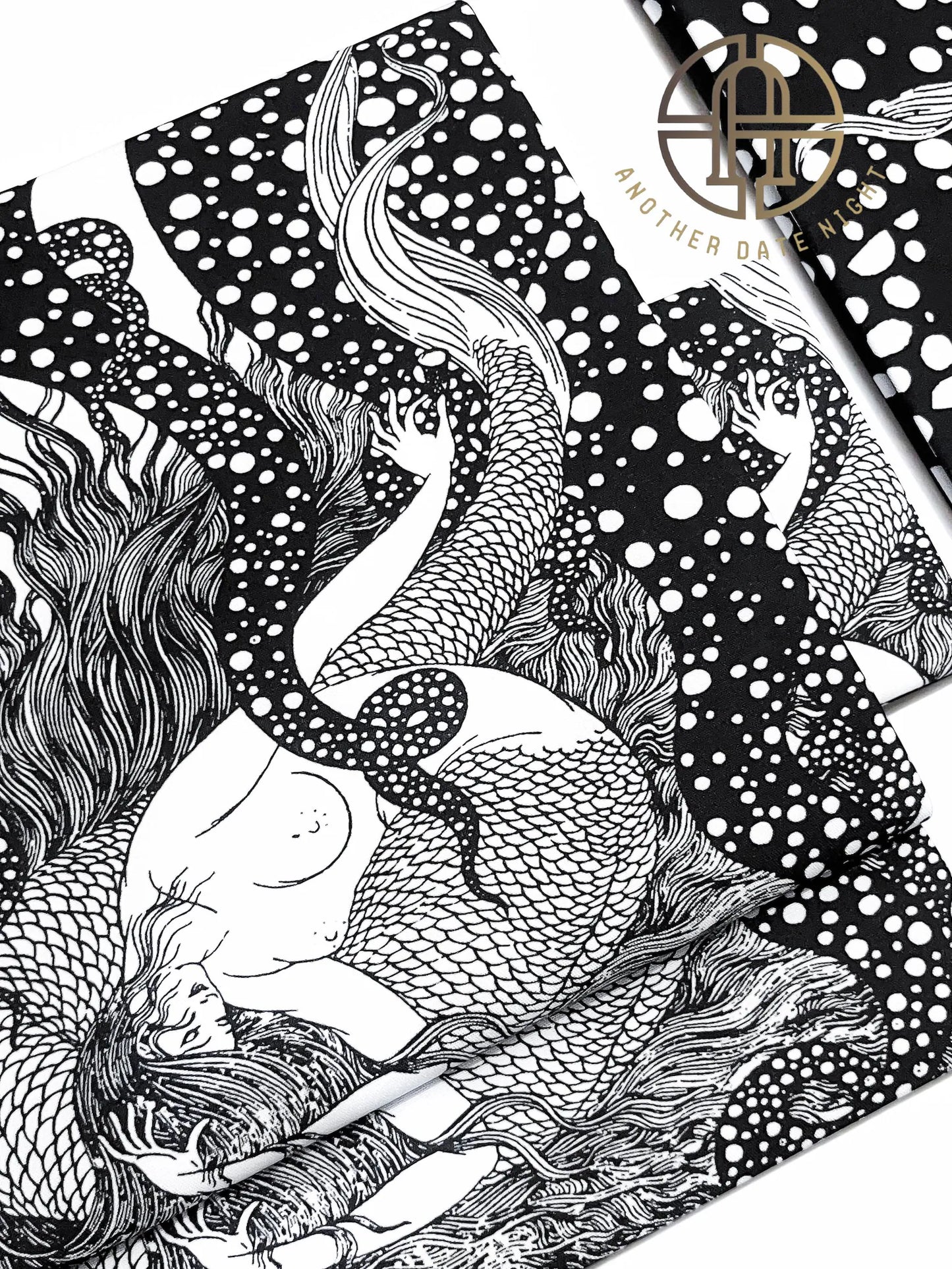 Mermaid Easy Wear Obi, Pre-Tied Nagoya Obi, Tsuke Obi, Double Sided Sash