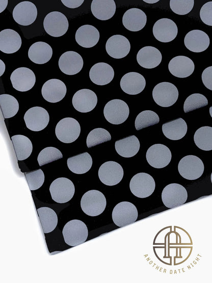 Polka Dot Pre-Tied Obi Belt: Ginza Knot, Easy Kimono Belt