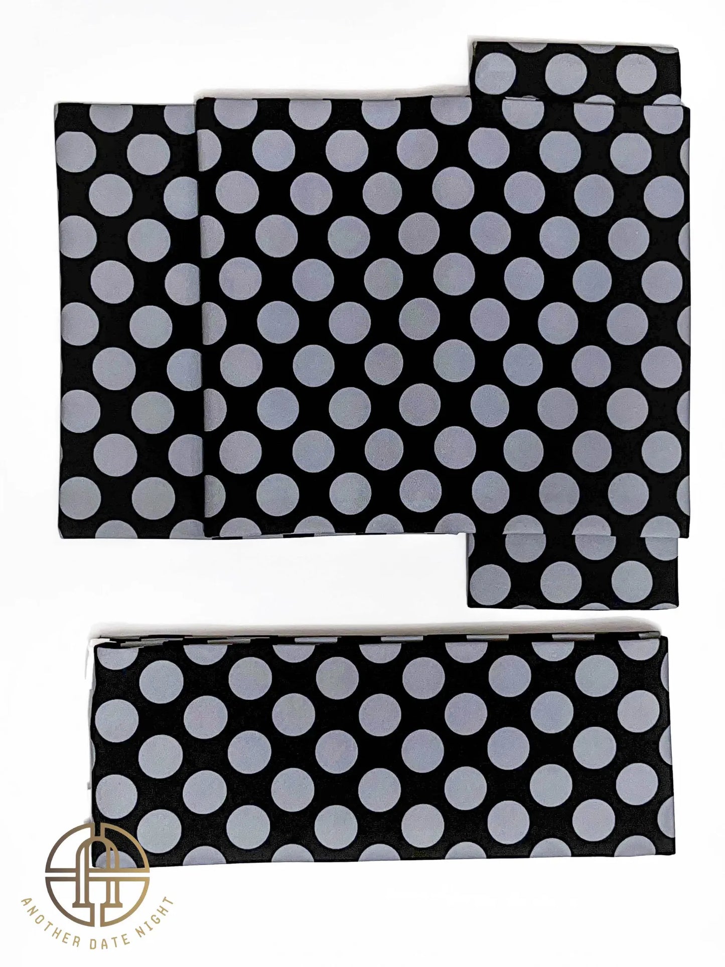 Polka Dot Pre-Tied Obi Belt: Ginza Knot, Easy Kimono Belt