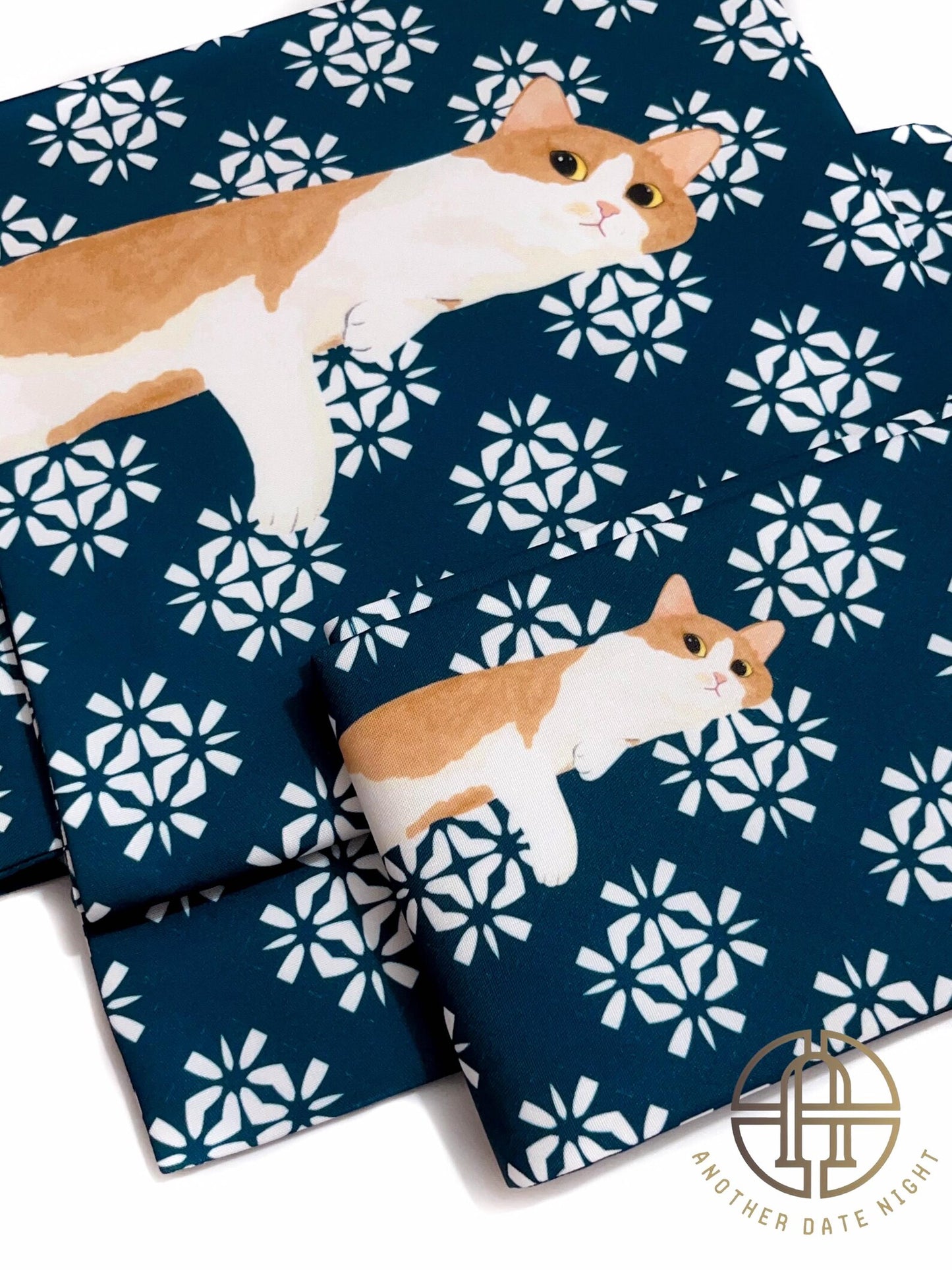 Cute Cat Nagoya Obi, Pre-Tied Tsuke Obi, Wear in 5 Mins, No Tie Needed,Taiko Drum Knot, Kimono Belt