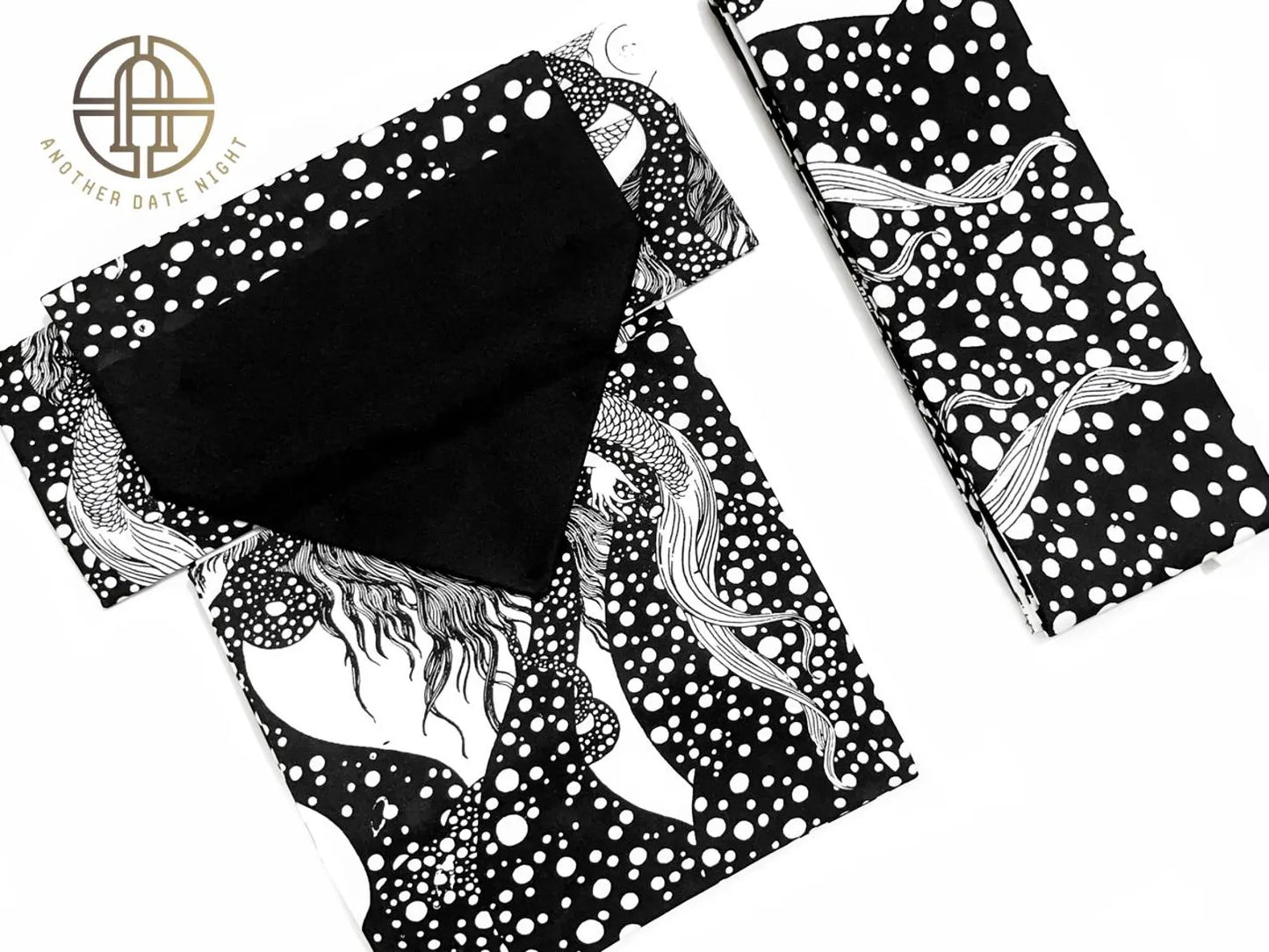 Mermaid Pre-Tied Obi: Ginza Knot, Easy Wear Kimono Belt, Simple Design, Easy-to-match, Daily Obi for Casual Kimono