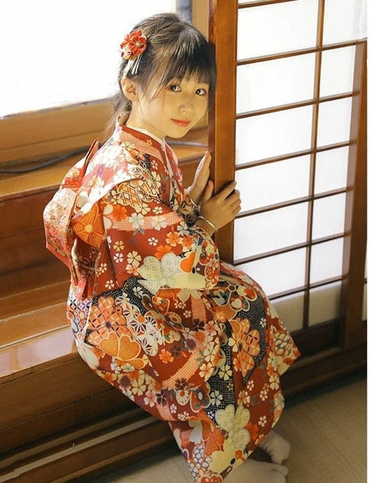 Children easy wear kimono, CK015