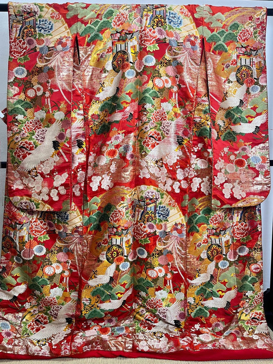 Rank S Vintage Wedding Kimono/ /Japanese Wedding Kimono /A110
