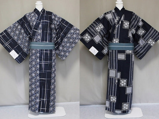 Men Yukata Blind Box/ Men Yukata Set with Kaku Obi/ Vintage from Nagoya/ Excellent Condition