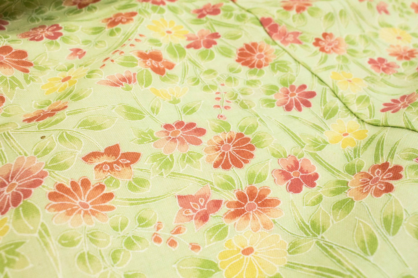 Vintage Floral Silk Michiyuki Women Kimono Jacket - Rank B (HA24)