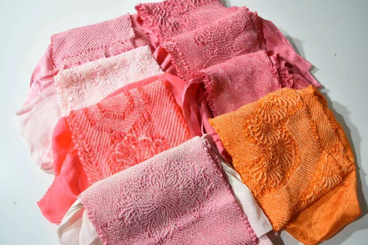 Vintage Kimono Obiage Sash Blind Box (5pcs): Japanese Kimono Accessories