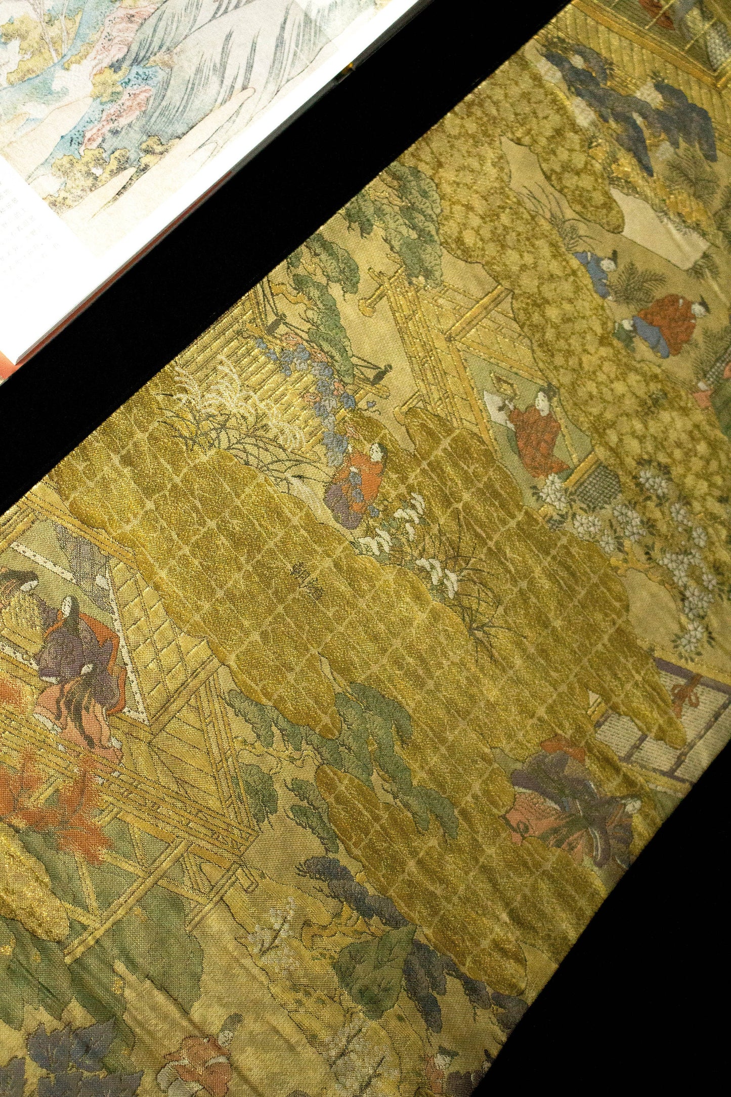 Vintage Japanese Silk Obi Belt: Fukuro Kimono Belt (Rank A+ ,OB83)