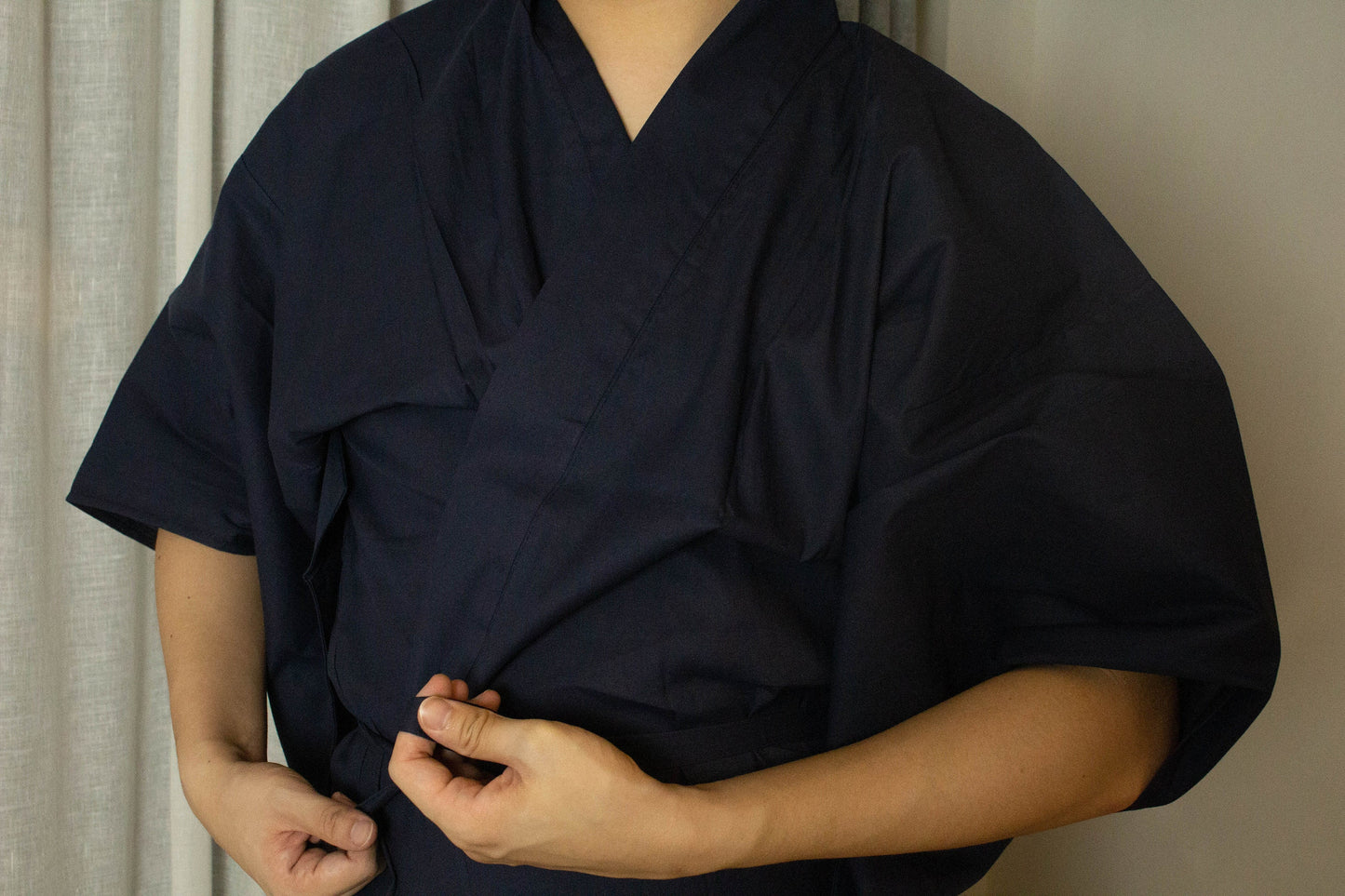 Men's Cotton Kimono Juban: Inner Wear Undergarment