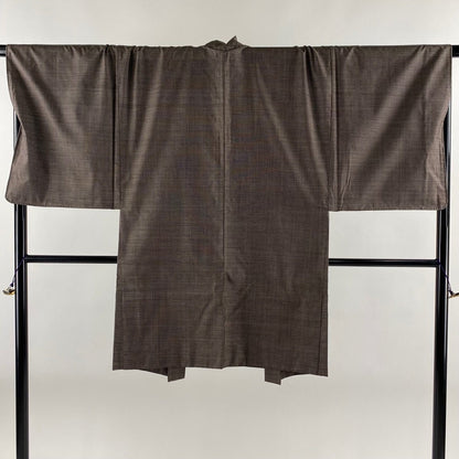 Vintage Tsumugi Silk Haori: Japanese Kimono Jacket (Rank A+)