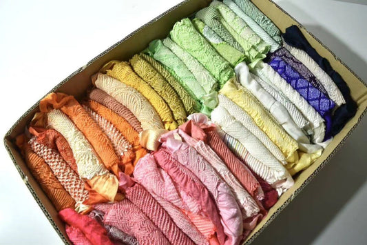 Vintage Kimono Obiage Sash Blind Box (5pcs): Japanese Kimono Accessories