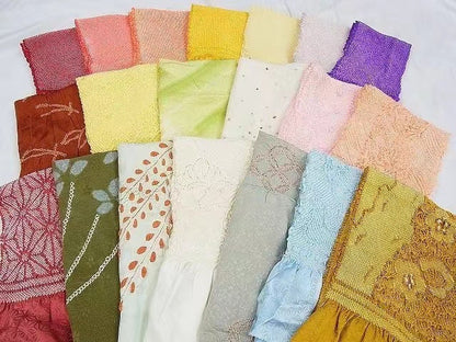 Vintage Kimono Obiage Sash Blind Box (5pcs): Japanese Kimono Accessories