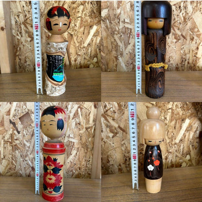 Vintage Kokeshi Doll, Japanese Crafts Toys, Japanese Dolls/ S02