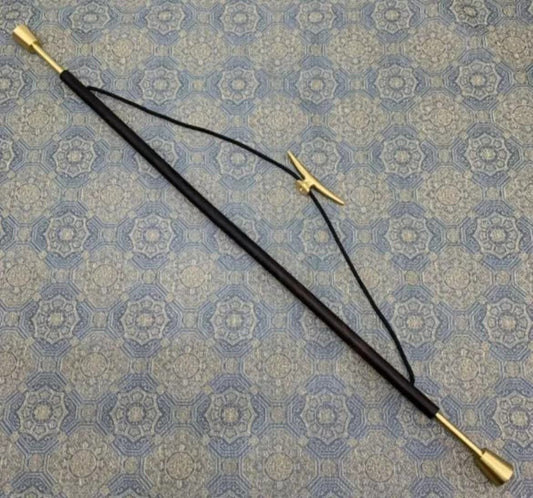 Handmade Obi Hanger/Displayer- Purple Sandalwood with Copper Accents (Thin version)