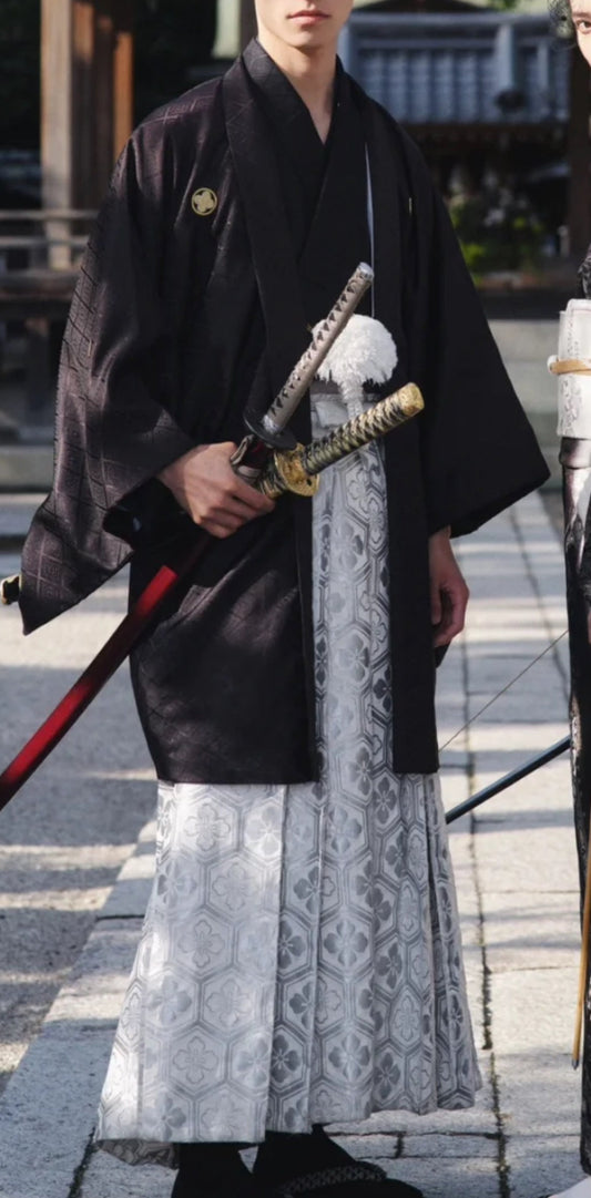 Men's Hakama & Kimono 8PCS/10PS Set