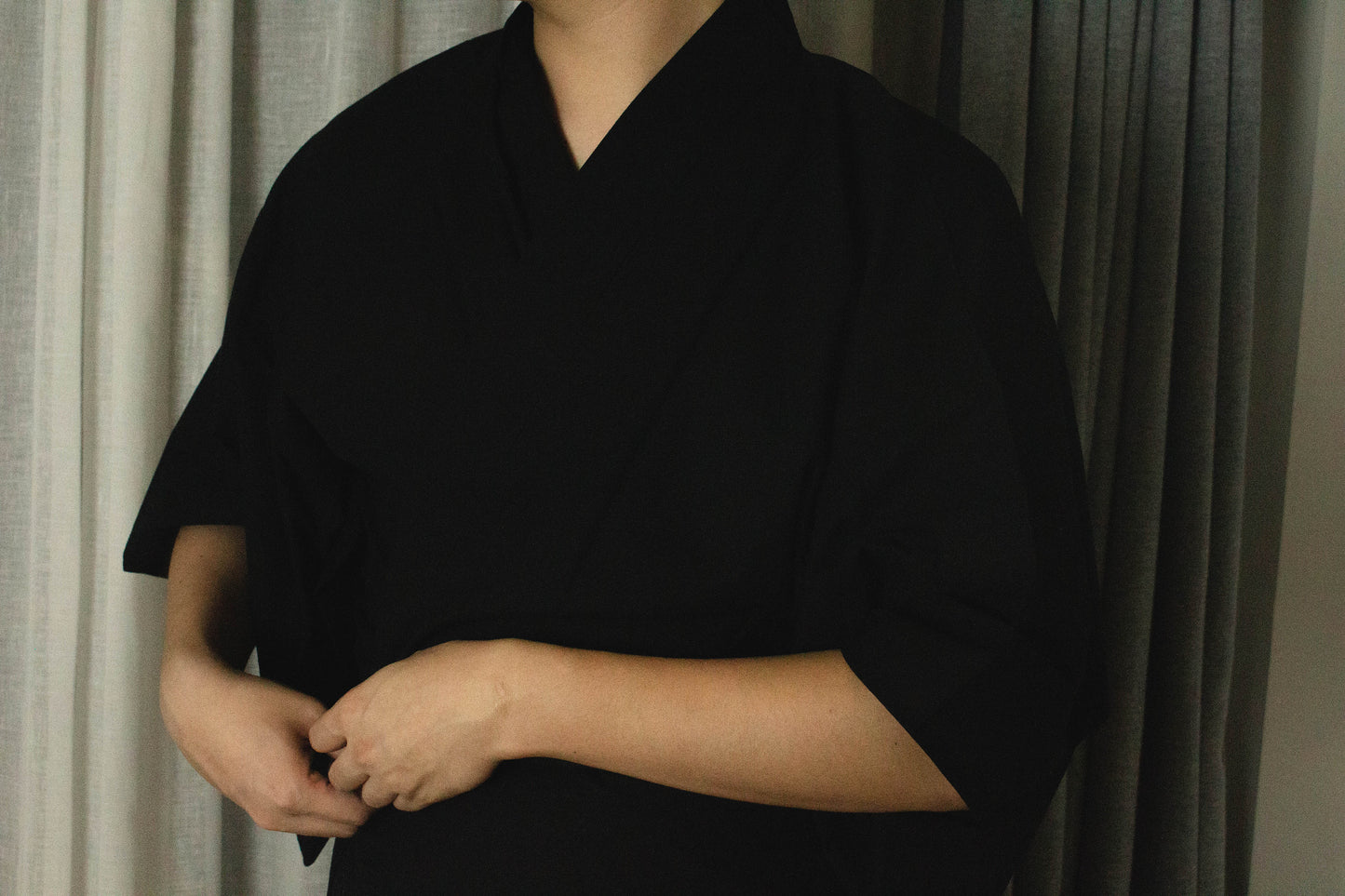 Men's Cotton Kimono Juban: Inner Wear Undergarment