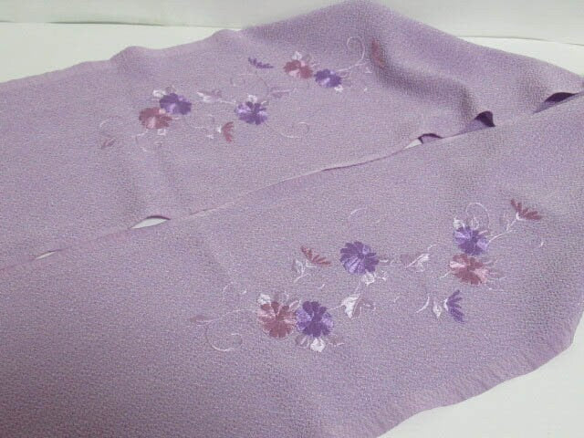 Japanese Han-eri, Color Shaded Purple Han-eri, Kimono Collar (180cm*15.5cm) HAN03