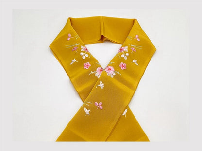 Embroidered Kimono Han-eri Collar: Multi-Colour | HAN04