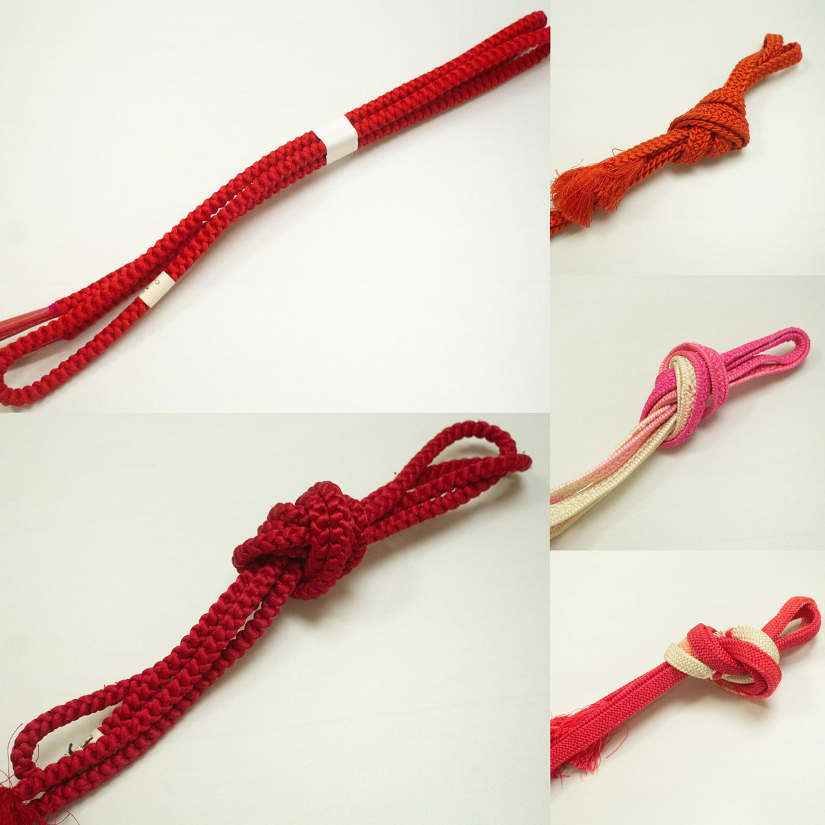 Orange Kimono Obijime Cord Z8 Option 3 | Japanese Belt Accessory