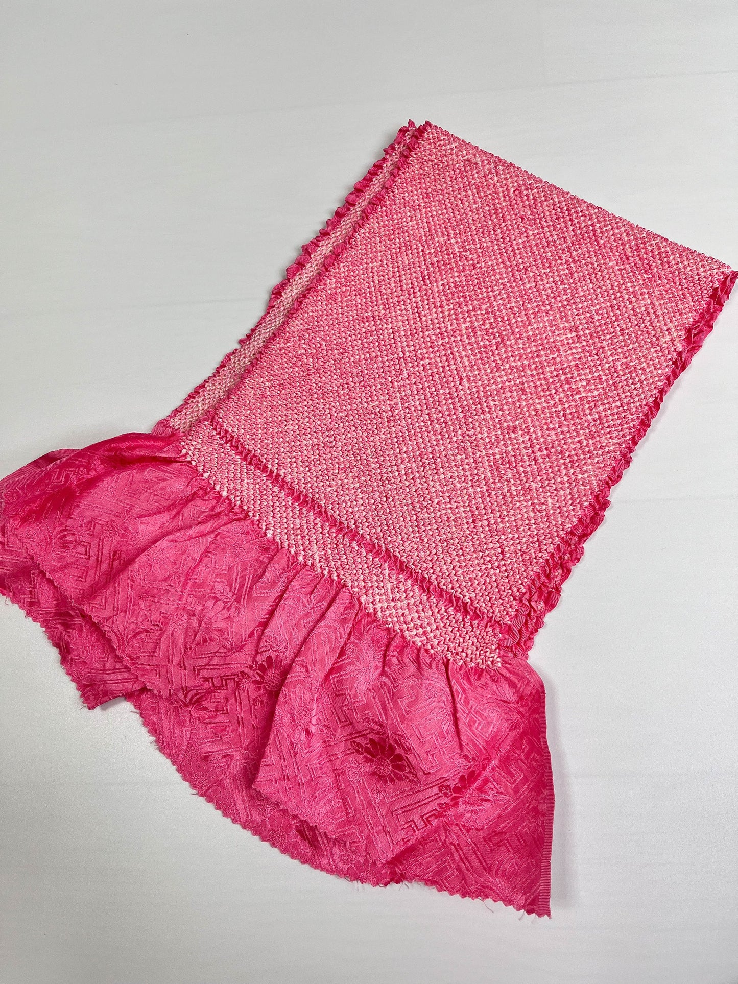 Vintage Silk Kimono Obiage Sash - Good Condition (20B - Option D)