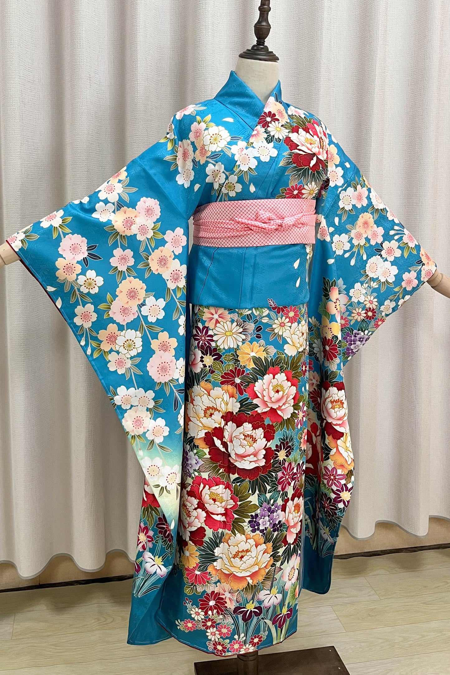 Brand New Furisode Kimono, Polyester Kimono, One PC Only