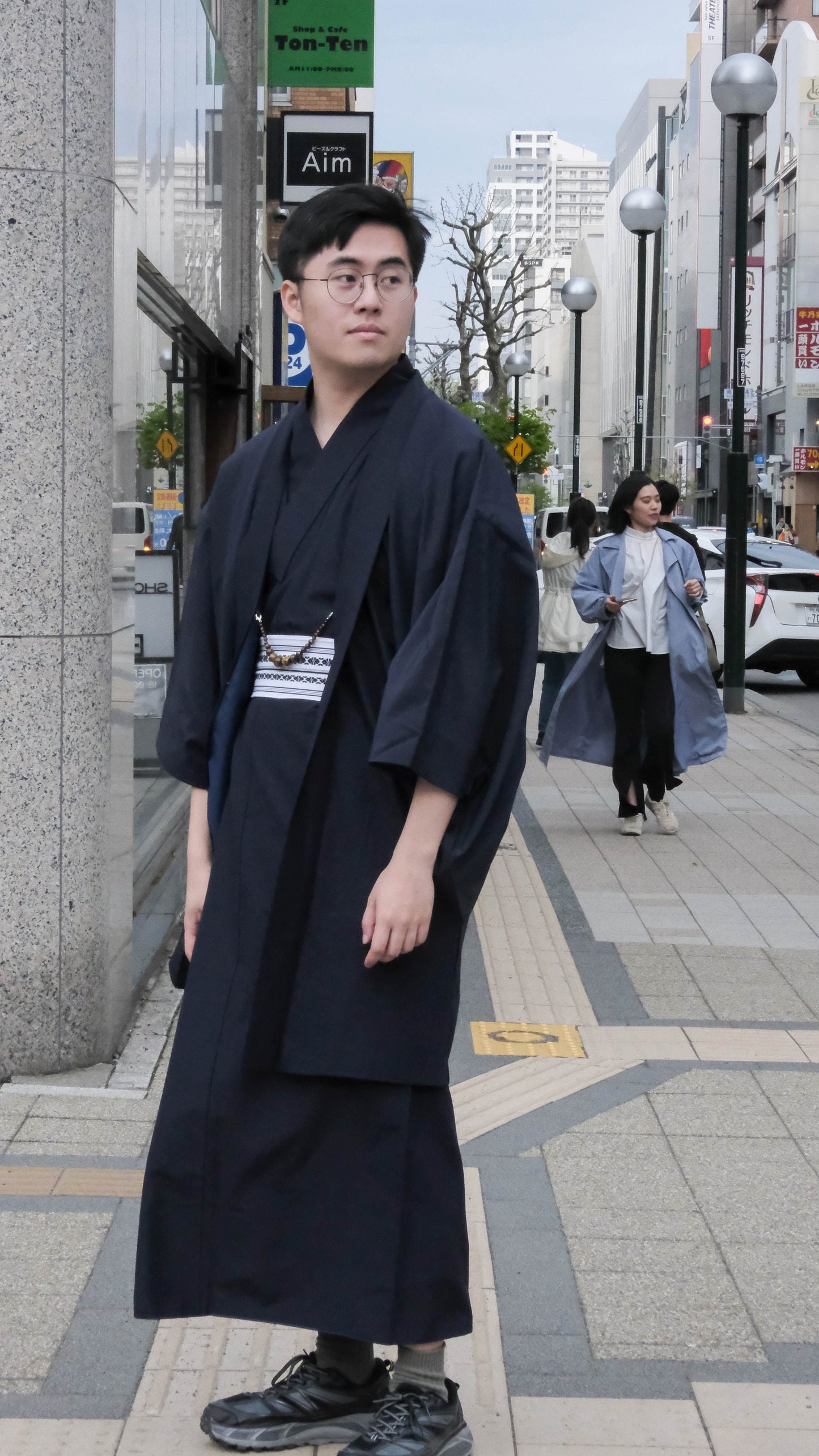 Yellow Tiger's Eye Haori Himo: Men's Kimono Accessory