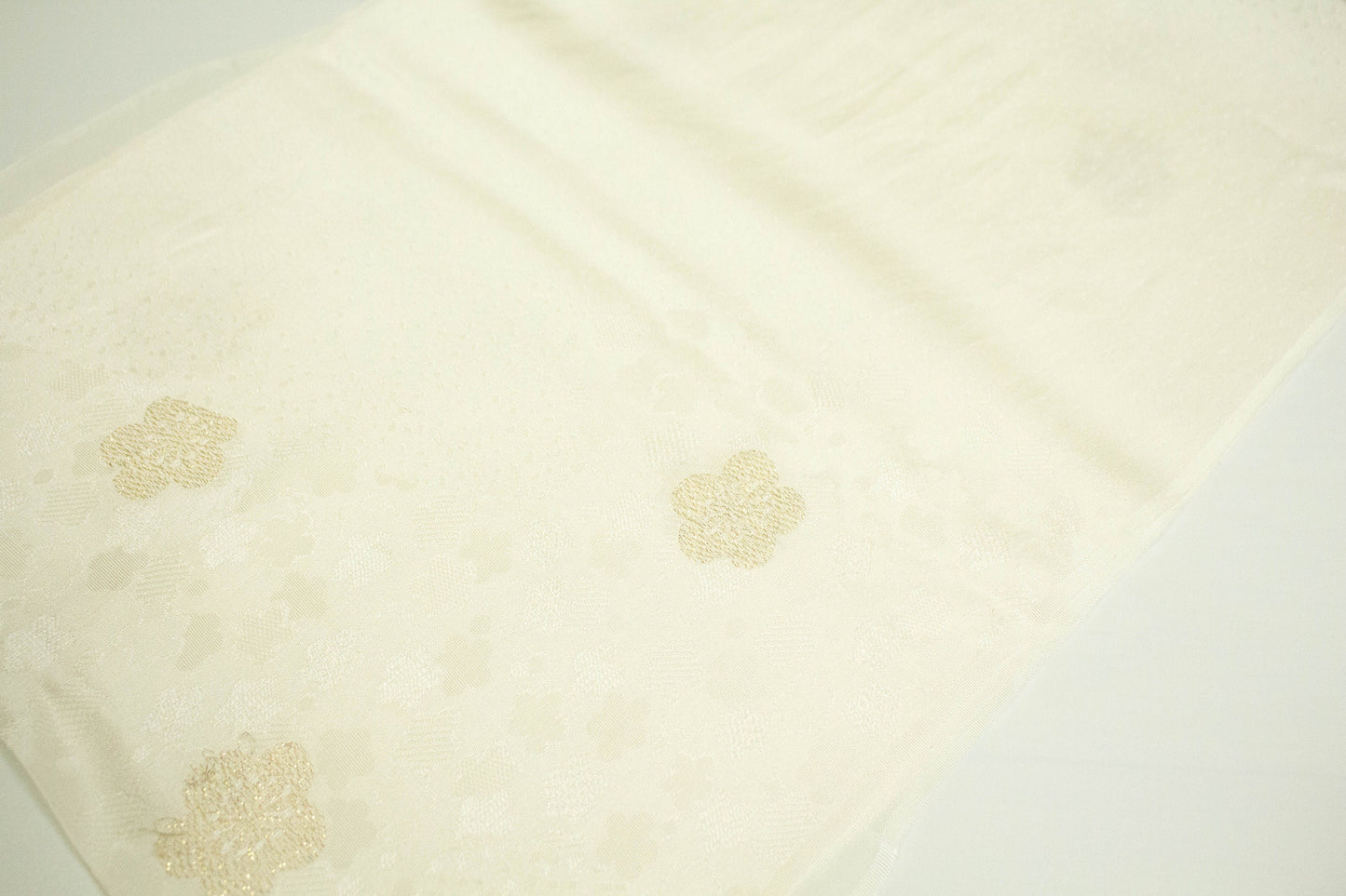 Vintage 5PCs Silk Obiage Collection: Kimono Sash, Set E (Unused)