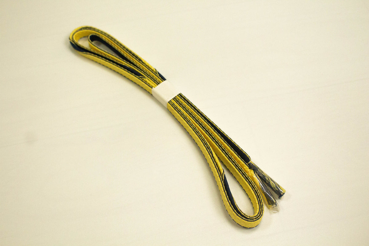 Gold & Orange Kimono Obijime Cord Z1 Option 1 | Japanese Belt Accessory