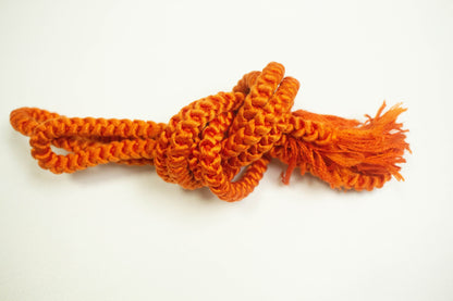 Elegant Kimono Obijime / Japanese kimono cord / Orange Obijime/ C08