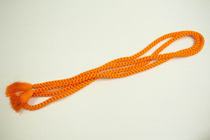 Orange Kimono Obijime Cord: Japanese Belt Accessory (C08 Option 4)
