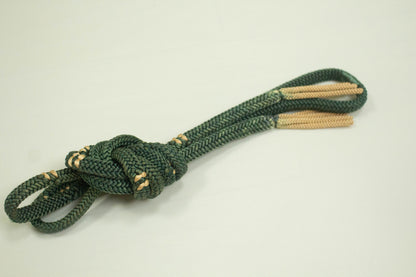 Green Kimono Obijime Cord: Japanese Kimono Belt Accessory (C02)