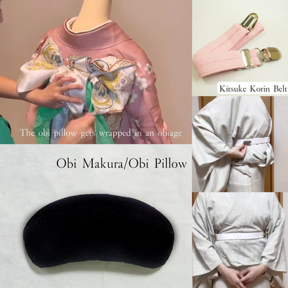 Kimono Kitsuke Tools: Not in a Set, Nagajuban, HadaJuban, Erishin, Obi Pillow, Datejime Belt, etc