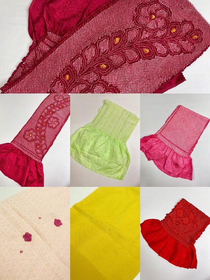 Vintage Silk Kimono Obiage Sash - Good Condition (20B - Option D)