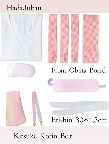 Kimono Kitsuke Tools: Not in a Set, Nagajuban, HadaJuban, Erishin, Obi Pillow, Datejime Belt, etc