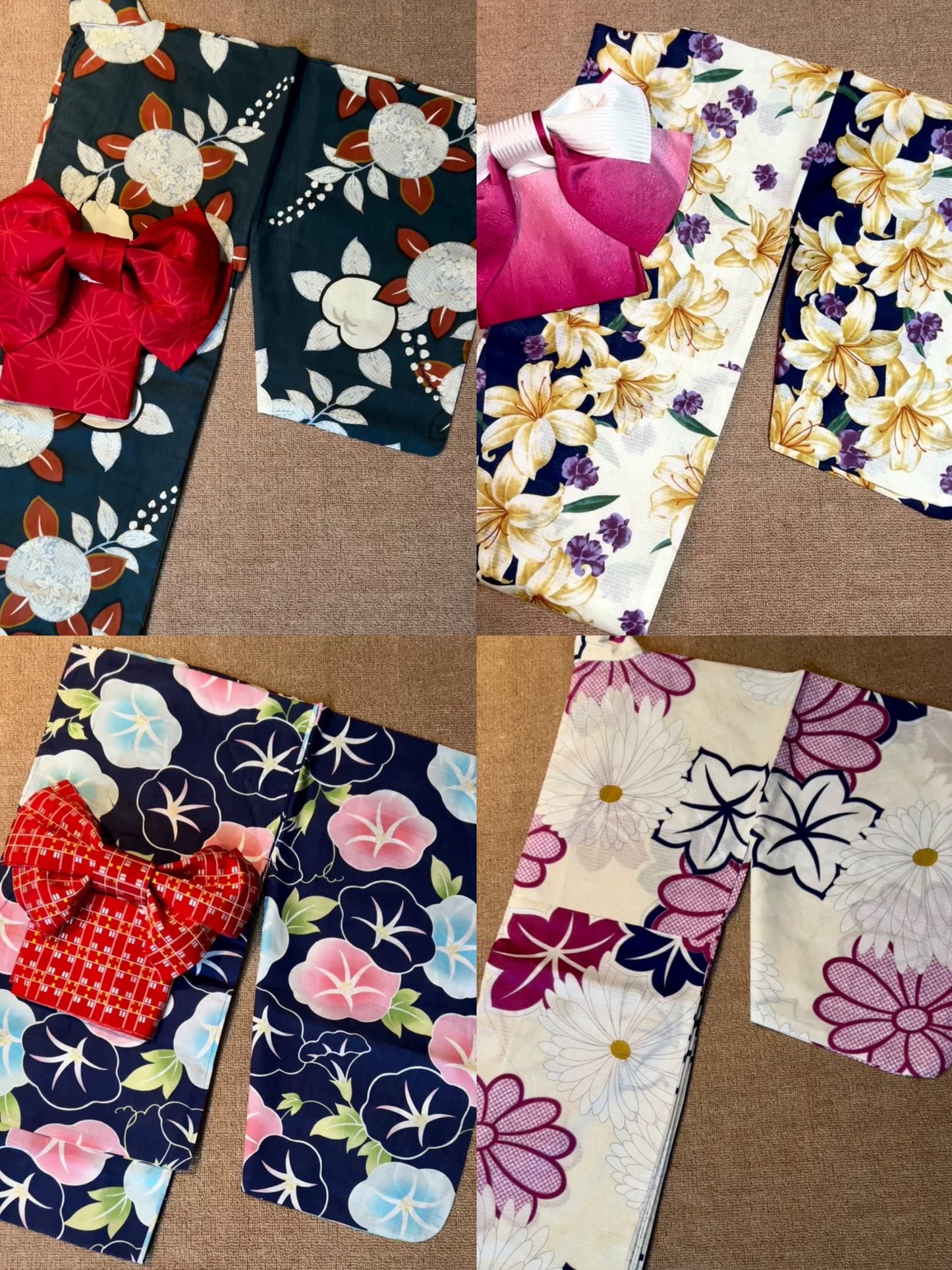 Japanese Yukata & Obi Set: Women's Summer Kimono Blind Box