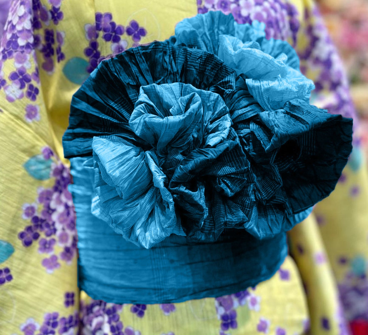 Gradient Color Heko Obi Belt: Women's Casual Yukata Sash