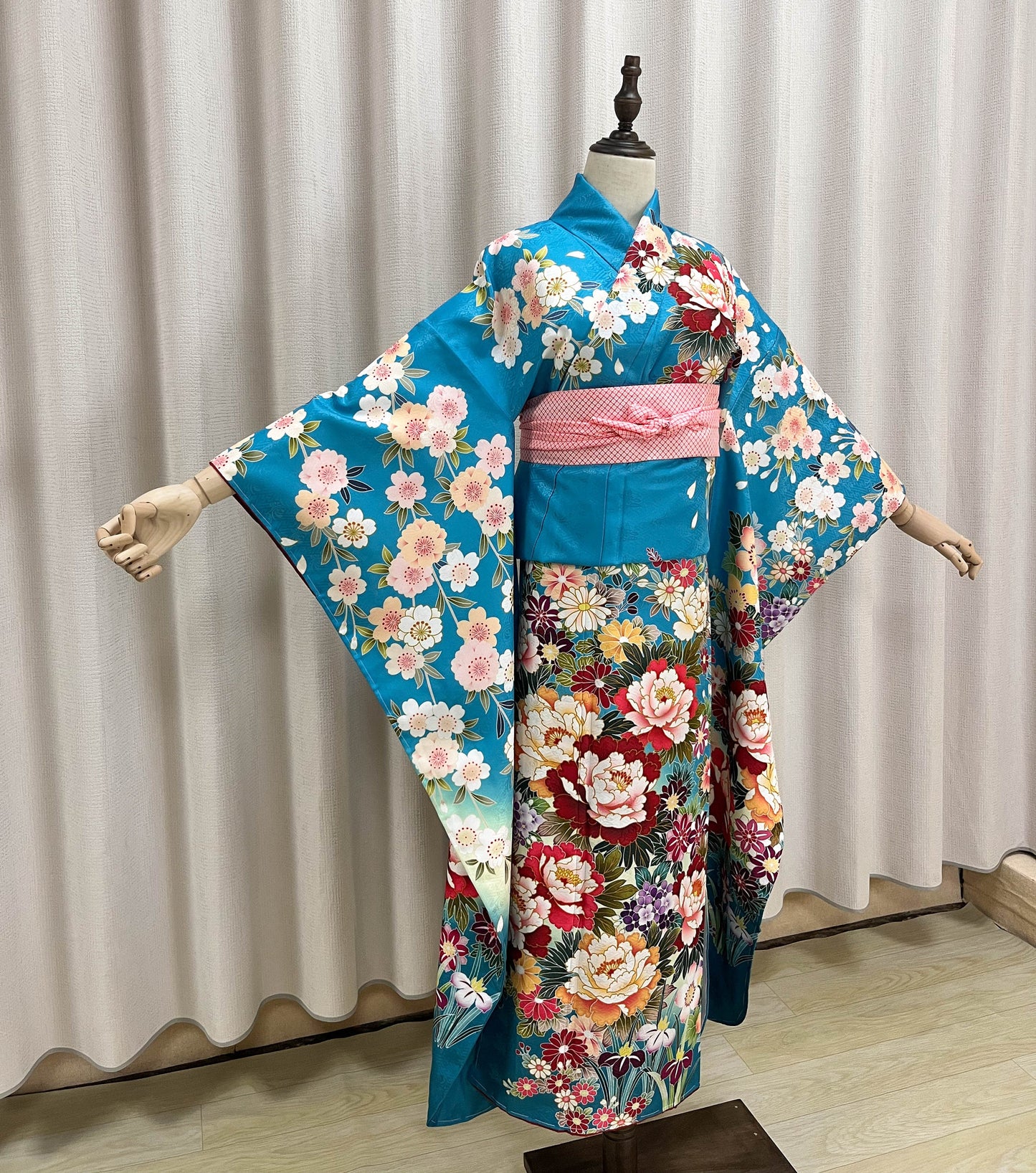 Brand New Furisode Kimono, Polyester Kimono, One PC Only