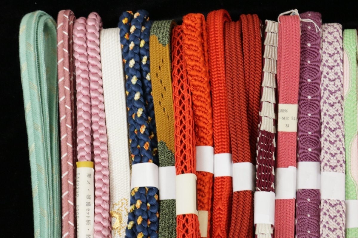 Brand New Obijime Collection / Japanese kimono cord / Obijime Belt / Japanese Kimono Accessories (A/B/C/D/G)