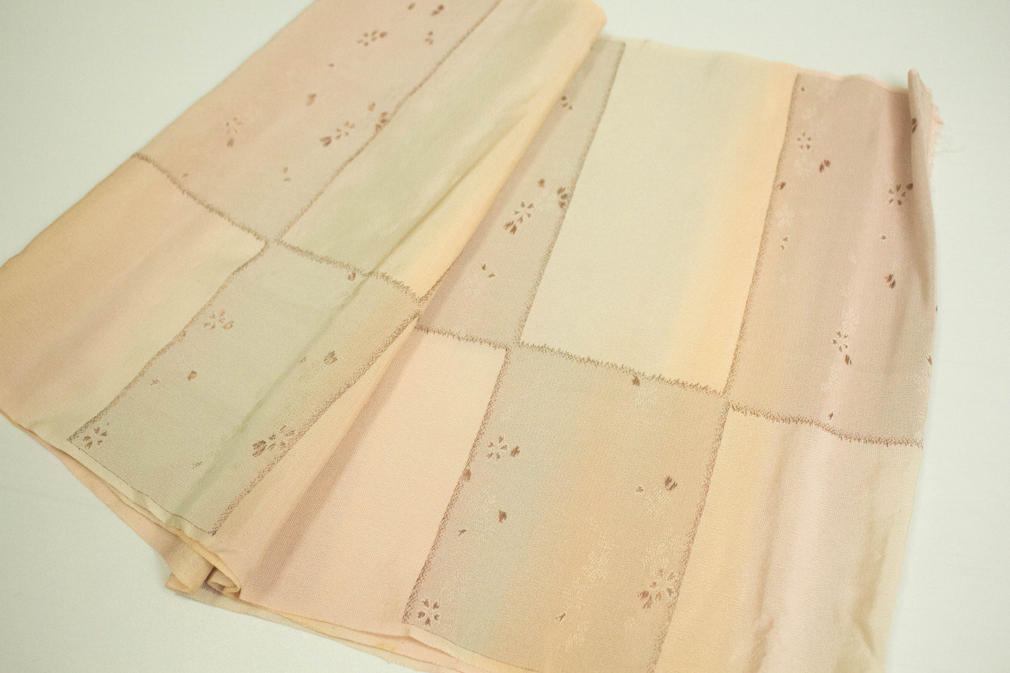 Vintage 5PCs Silk Obiage Collection: Kimono Sash, Set E (Unused)