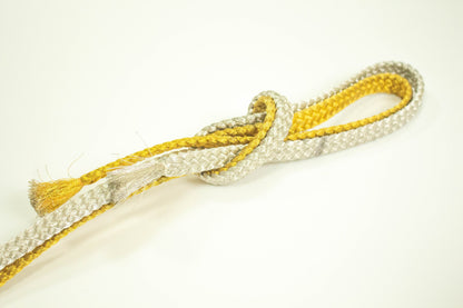 Gold & Silver Kimono Obijime Cord Collection- Japanese Kimono Belt Accessories (Set F)