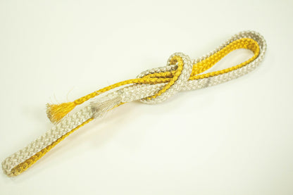 Gold & Silver Kimono Obijime Cord Collection- Japanese Kimono Belt Accessories (Set F)
