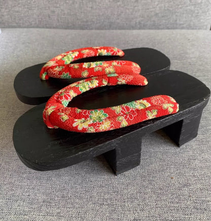 Vintage Japanese Geta Sandals Blind Box: Women's & Girls' Styles